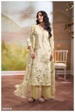 My Fashion Road Ganga Fashion Manasvi Fancy Cotton Linen Suit  | S2659 – B
