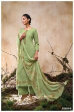 My Fashion Road Ganga Fashion Umbi Woven Cotton Premium Design Suit | S2893 – B