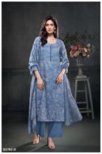 My Fashion Road Ganga Fashion Yen Premium Design Satin Cotton Suit | S2782-D