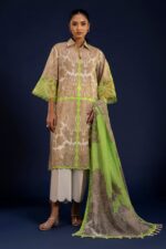 My Fashion Road Sana Safinaz Mahay Unstitched Lawn 2025 Vol 1 | H251-004B