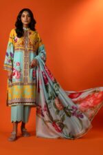 My Fashion Road Sana Safinaz Mahay Unstitched Lawn 2025 Vol 1 | H251-009A