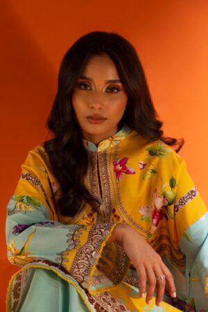 My Fashion Road Sana Safinaz Mahay Unstitched Lawn 2025 Vol 1 | H251-009A