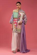 My Fashion Road Sana Safinaz Mahay Unstitched Lawn 2025 Vol 1 | H251-012B