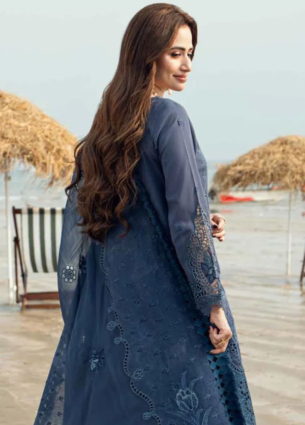 My Fashion Road Nureh Chikankari Swiss Unstitched Lawn 2025 | NE-148