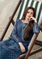 My Fashion Road Nureh Chikankari Swiss Unstitched Lawn 2025 | NE-148