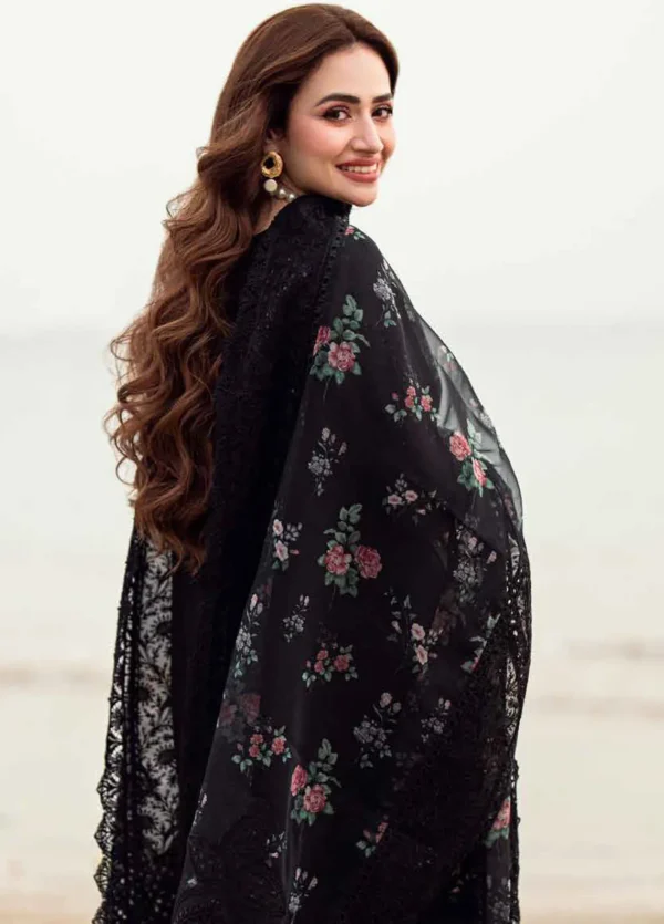 My Fashion Road Nureh Chikankari Swiss Unstitched Lawn 2025 | NE-151