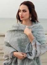 My Fashion Road Nureh Chikankari Swiss Unstitched Lawn 2025 | NE-145