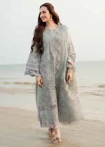 My Fashion Road Nureh Chikankari Swiss Unstitched Lawn 2025 | NE-145