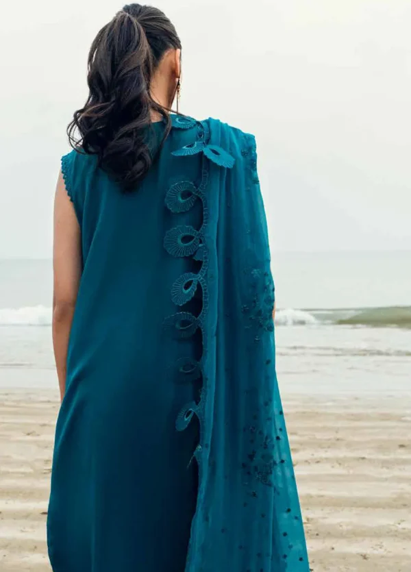 My Fashion Road Nureh Chikankari Swiss Unstitched Lawn 2025 | NE-148