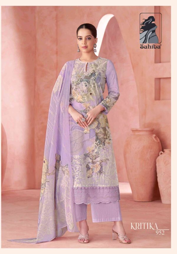 My Fashion Road Sahiba Kritika Pure Cotton Fancy Ladies Suit  – 952