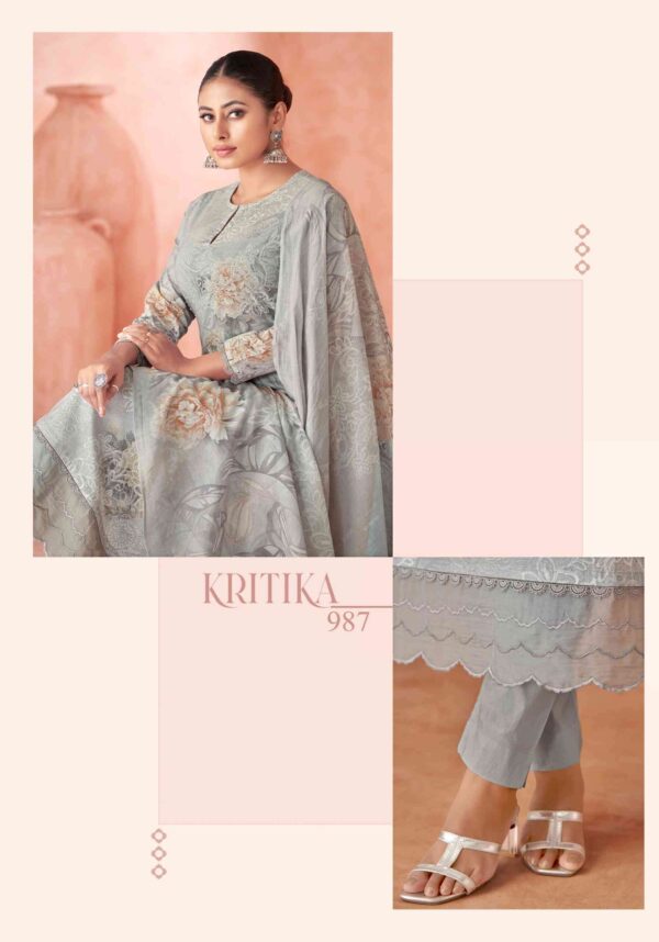 My Fashion Road Sahiba Kritika Pure Cotton Fancy Ladies Suit  – 987