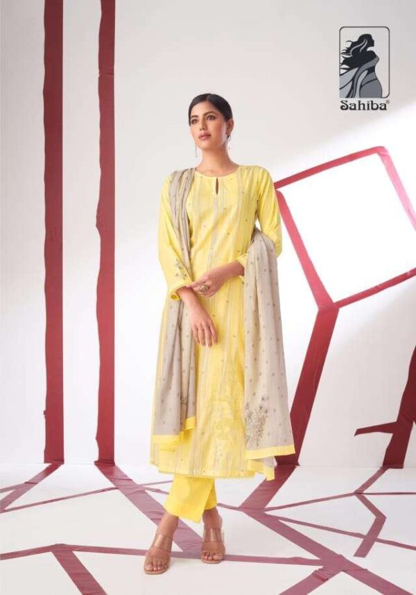 My Fashion Road Sahiba Kshitij Exclusive Fancy Muslin Silk Dress  – 1847