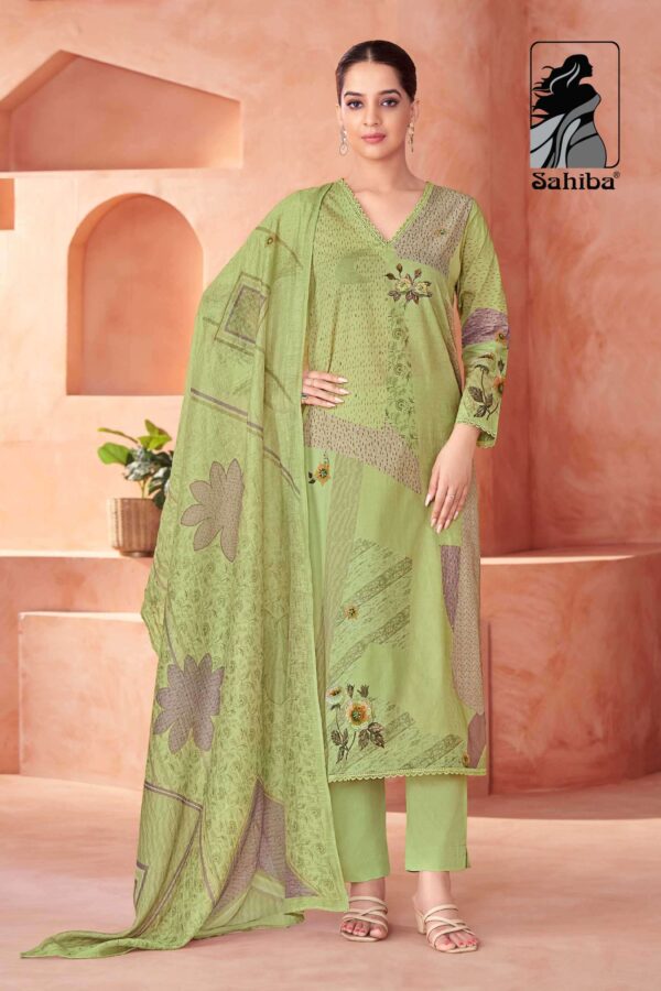 My Fashion Road Sahiba Suvya Digital Prints Fancy Work Cotton Ladies Suit  – 898