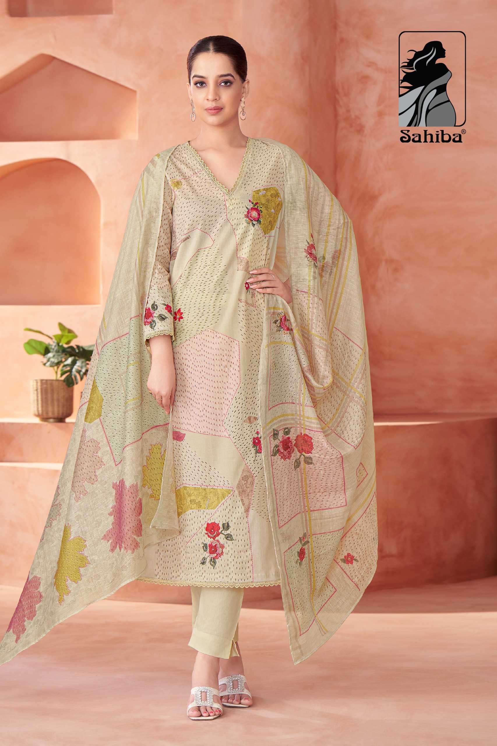 My Fashion Road Sahiba Suvya Digital Prints Fancy Work Cotton Ladies Suit  – 875 My Fashion Road Sahiba Suvya Digital Prints Fancy Work Cotton Ladies Suit  – 875