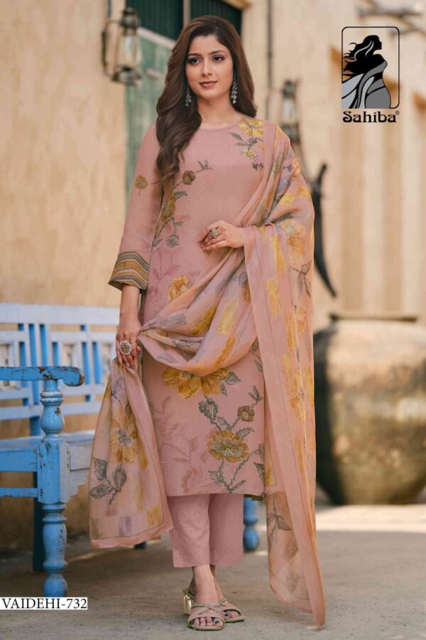 My Fashion Road Sahiba Vaidehi Unstitch Fancy Ladies Suit  – 732