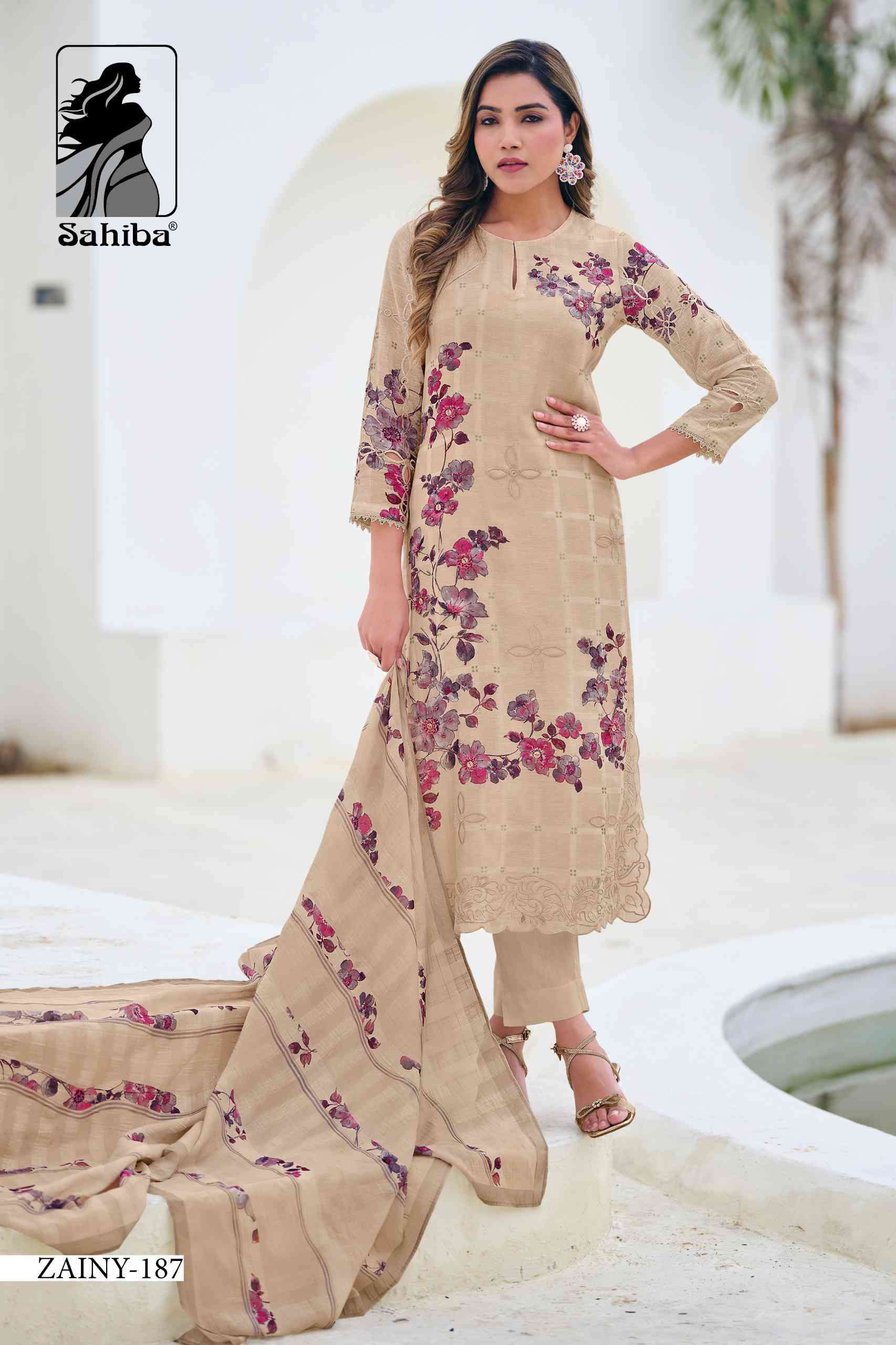 My Fashion Road Sahiba Zainy Exclusive Pure Linen Salwar Suit  – 187 My Fashion Road Sahiba Zainy Exclusive Pure Linen Salwar Suit  – 187