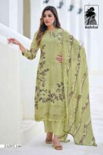 My Fashion Road Sahiba Zainy Exclusive Pure Linen Salwar Suit  – 146