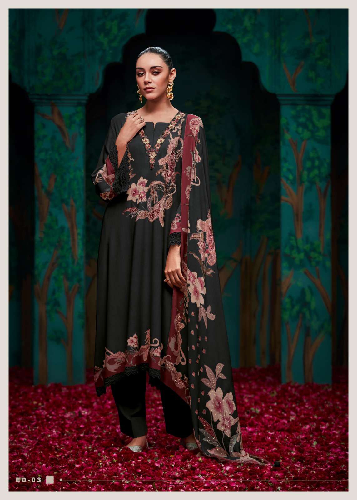 My Fashion Road Varsha Eden Viscose Exclusive Muslin Fancy Ladies Suit | ED-03 My Fashion Road Varsha Eden Viscose Exclusive Muslin Fancy Ladies Suit | ED-03