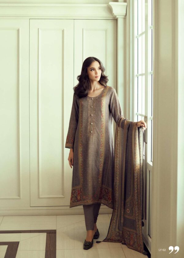 My Fashion Road Varsha Lavanya Designer Russian Silk Suit | LY – 02