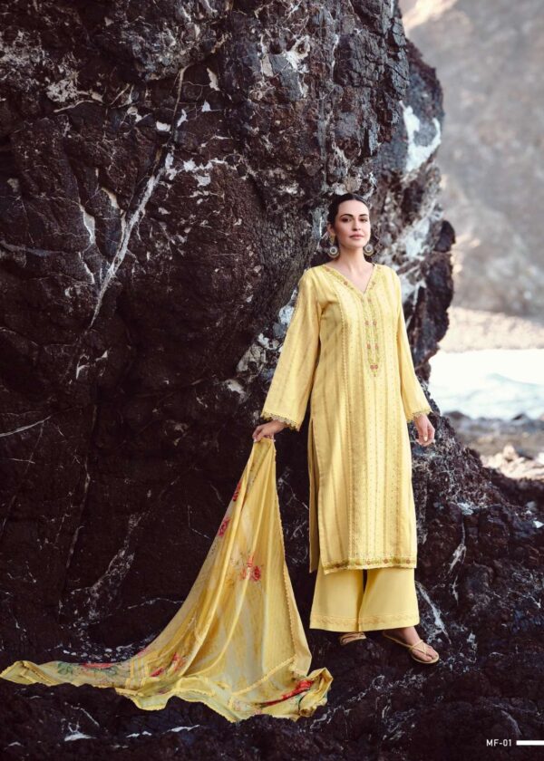 My Fashion Road Varsha Musafir Fancy Handloom Cotton Latest Suit | MF – 01