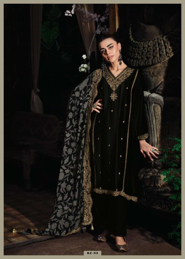 My Fashion Road Varsha Rangrez Partywear Style Designer Suit | RZ – 02