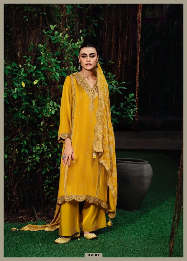 My Fashion Road Varsha Rangrez Partywear Style Designer Suit | RZ – 01
