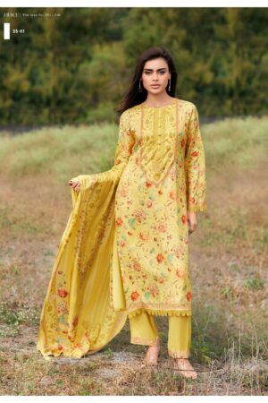 My Fashion Road Varsha Summer Soul Exclusive Fancy Muslin Suit | SS-01