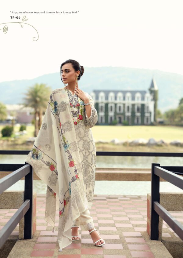 My Fashion Road Varsha The Palm Designer cotton Linen Salwar Kameez | TP – 04
