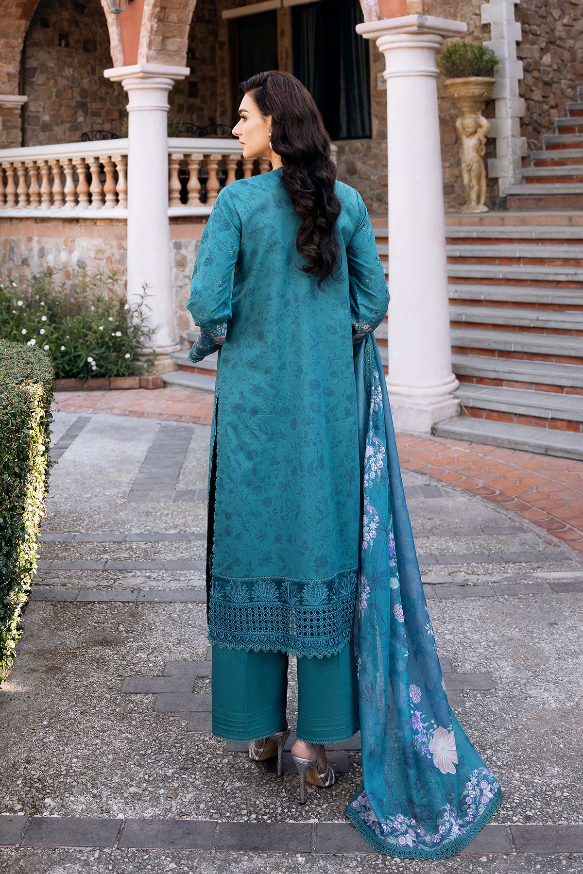 My Fashion Road Damask by Afrozeh Lawn Collection Suit 2025 | Eden A My Fashion Road Damask by Afrozeh Lawn Collection Suit 2025 | Eden A