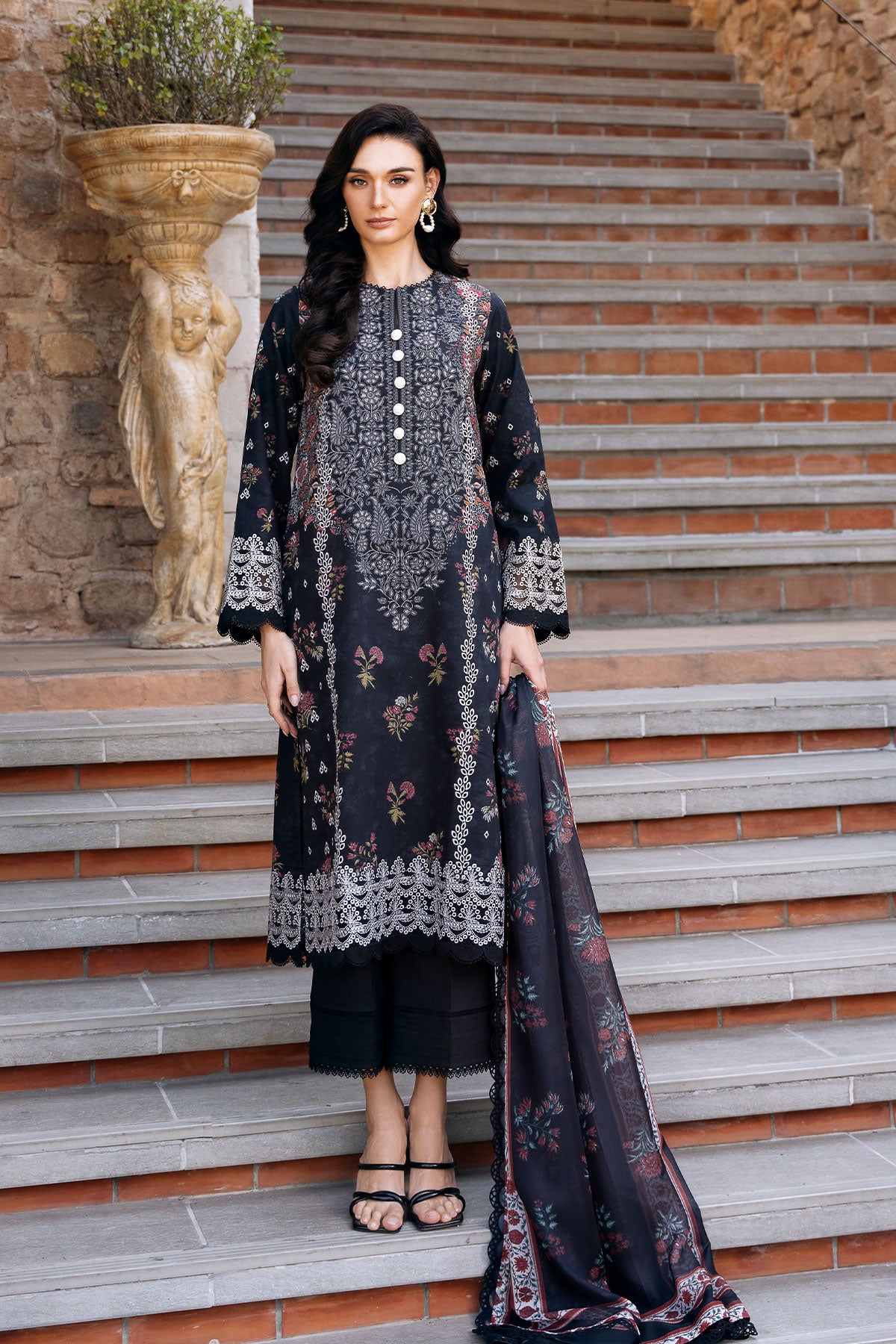 My Fashion Road Damask by Afrozeh Lawn Collection Suit 2025 | Anisa B My Fashion Road Damask by Afrozeh Lawn Collection Suit 2025 | Anisa B