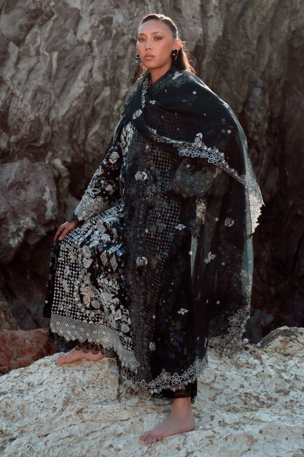 My Fashion Road Summer Together by Afrozeh Lawn Collection Suit 2025 | Saffron Jasper