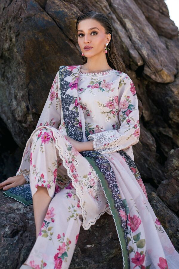 My Fashion Road Baroque Summer Lawn Unstitched Collection 2025 | UF-4107