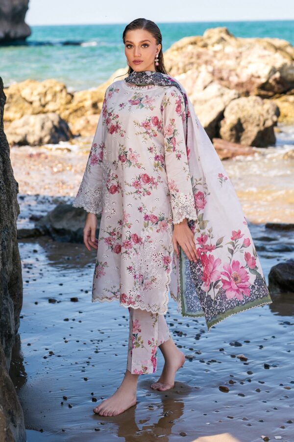 My Fashion Road Baroque Summer Lawn Unstitched Collection 2025 | UF-4107