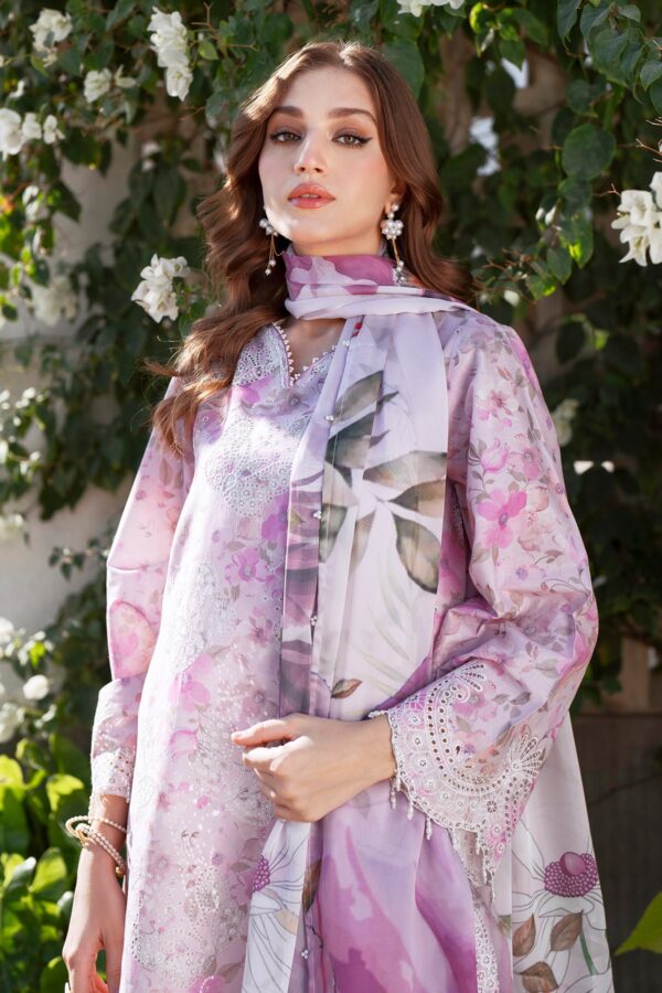 My Fashion Road Baroque Summer Lawn Unstitched Collection 2025 | UF-4067
