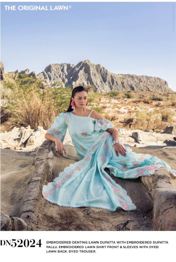 My Fashion Road Gul Ahmed Lawn Unstitched Collection 2025 | DN 52024