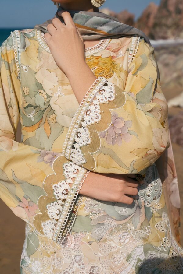 My Fashion Road Baroque Summer Lawn Unstitched Collection 2025 | UF-4120