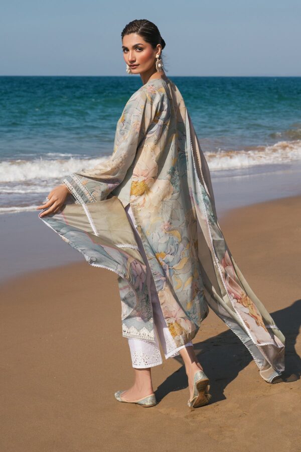 My Fashion Road Baroque Summer Lawn Unstitched Collection 2025 | UF-4121