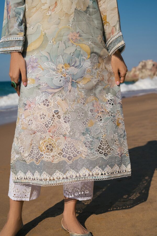 My Fashion Road Baroque Summer Lawn Unstitched Collection 2025 | UF-4121