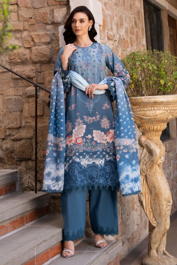 My Fashion Road Damask by Afrozeh Lawn Collection Suit 2025 | Seraphina A