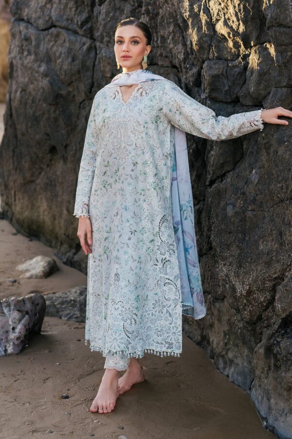My Fashion Road Baroque Summer Lawn Unstitched Collection 2025 | UF-4129