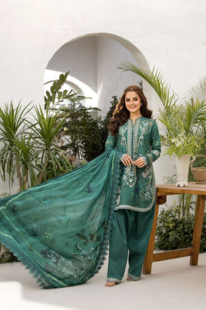 My Fashion Road Sobia Nazir Vital Unstitched Lawn Collection 2025 | VT25-9B