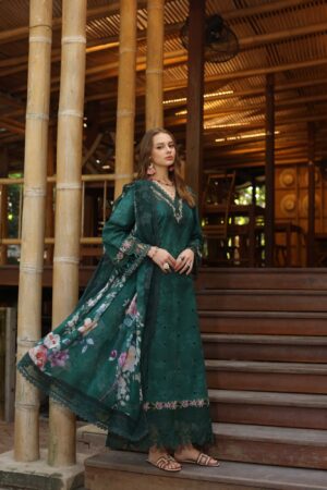 My Fashion Road Noor Luxe Printedkari by Saadia Aasad Lawn Collection 2025 | D9-B