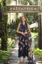 My Fashion Road Noor Luxe Printedkari by Saadia Aasad Lawn Collection 2025 | D8-B