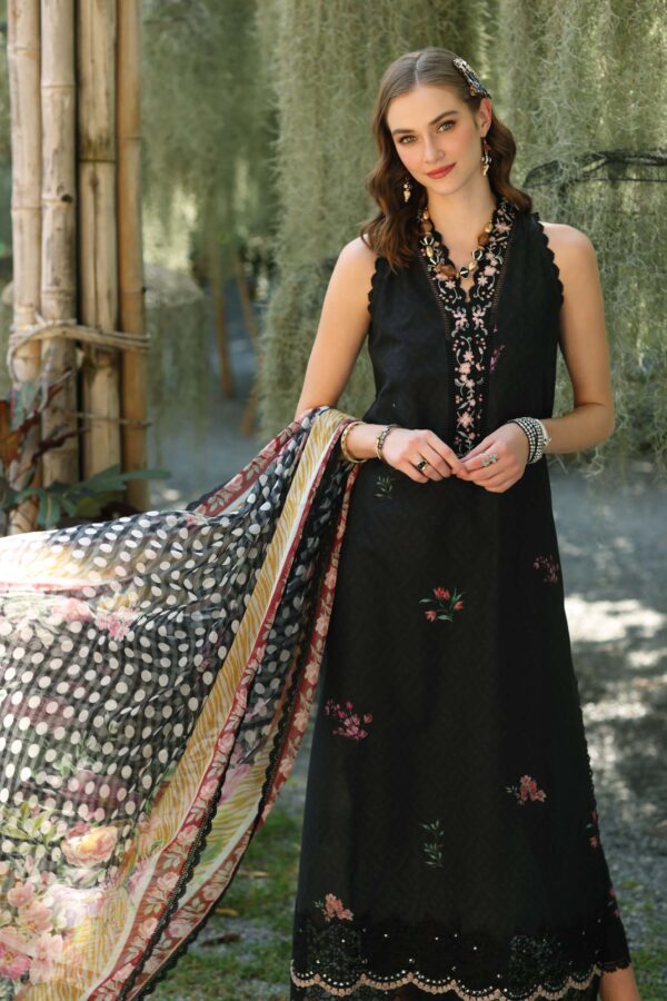 My Fashion Road Noor Luxe Printedkari by Saadia Aasad Lawn Collection 2025 | D10-B