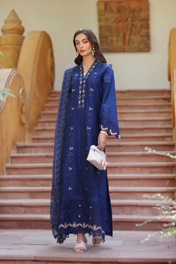 My Fashion Road Noor Luxury Laserkaari by Saadia Aasad Lawn Collection 2025 | D5-B