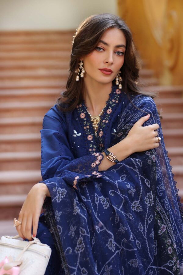 My Fashion Road Noor Luxury Laserkaari by Saadia Aasad Lawn Collection 2025 | D5-B