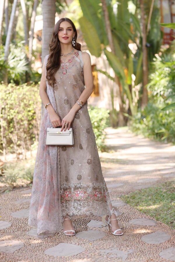 My Fashion Road Noor Luxury Laserkaari by Saadia Aasad Lawn Collection 2025 | D8-B