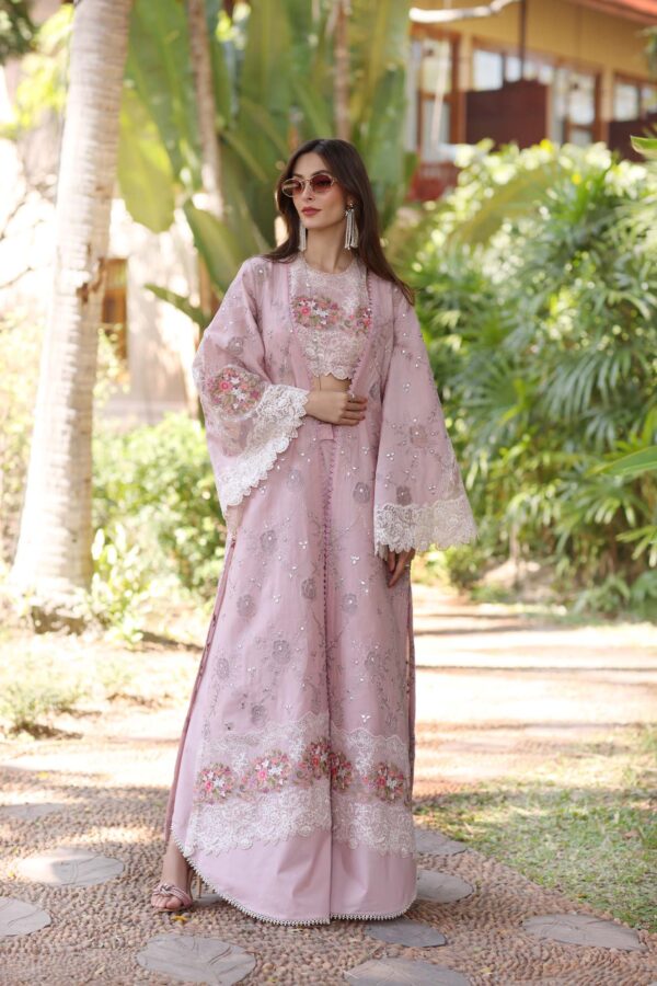 My Fashion Road Noor Luxury Laserkaari by Saadia Aasad Lawn Collection 2025 | D8-A