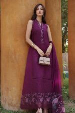 My Fashion Road Noor Luxury Laserkaari by Saadia Aasad Lawn Collection 2025 | D2-A