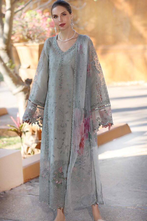 My Fashion Road Noor Luxury Laserkaari by Saadia Aasad Lawn Collection 2025 | D1-A